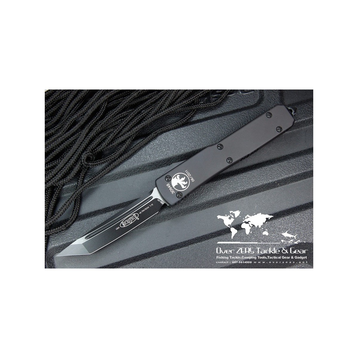 มีดออโต้ OTF Microtech Ultratech 123-1T Black Tactical Standard