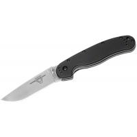 มีดพับ Ontario RAT Model 1 Folding Knife 3.6" Satin Plain Blade, Black Nylon Handles,ON8848
