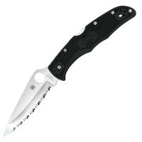 Endura 4, Green FRN Handle, ZDP-189 Blade, Serrated