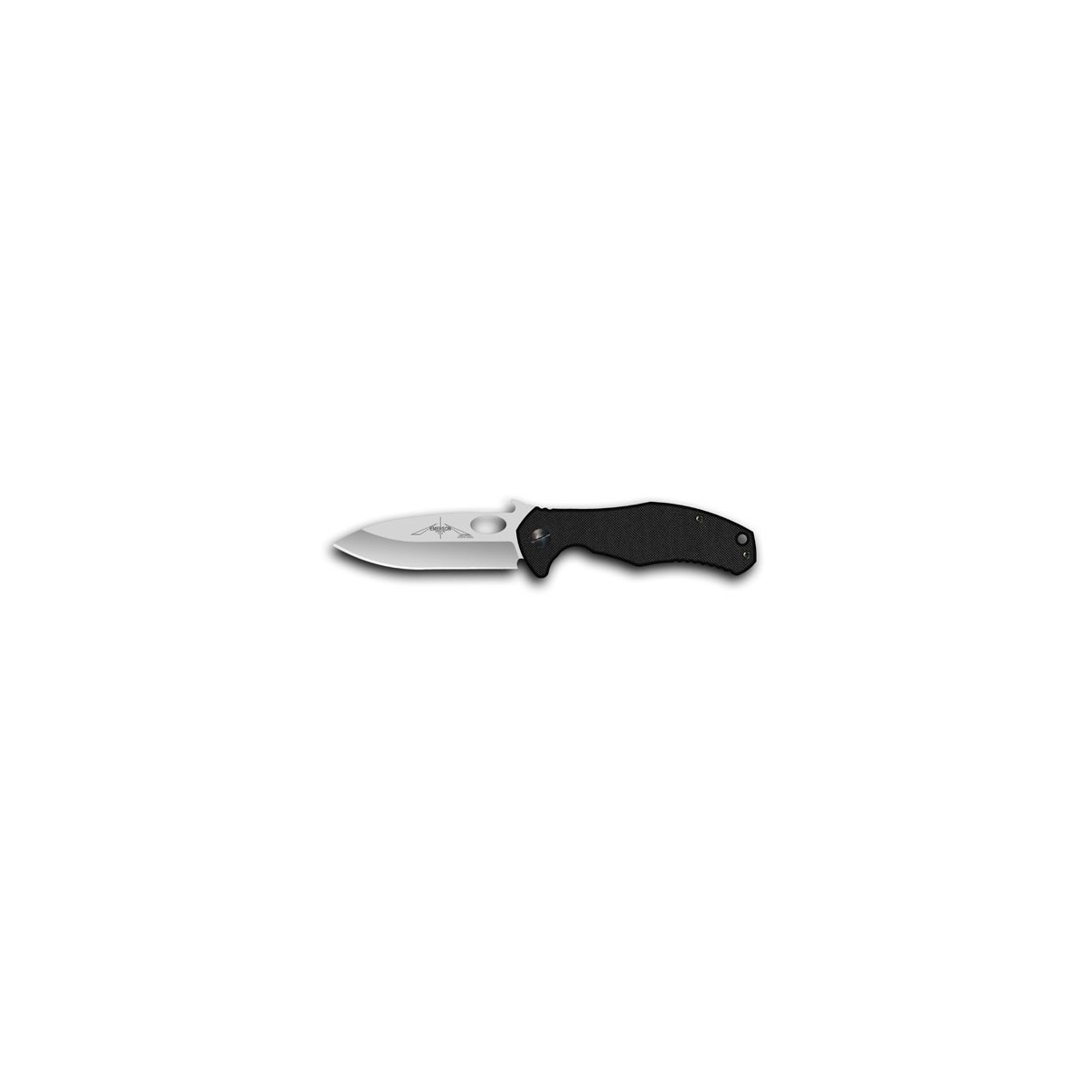 มีดพับ Emerson CQC10 w/ Wave 3.6" Stonewash Plain Blade, G-10 Handle