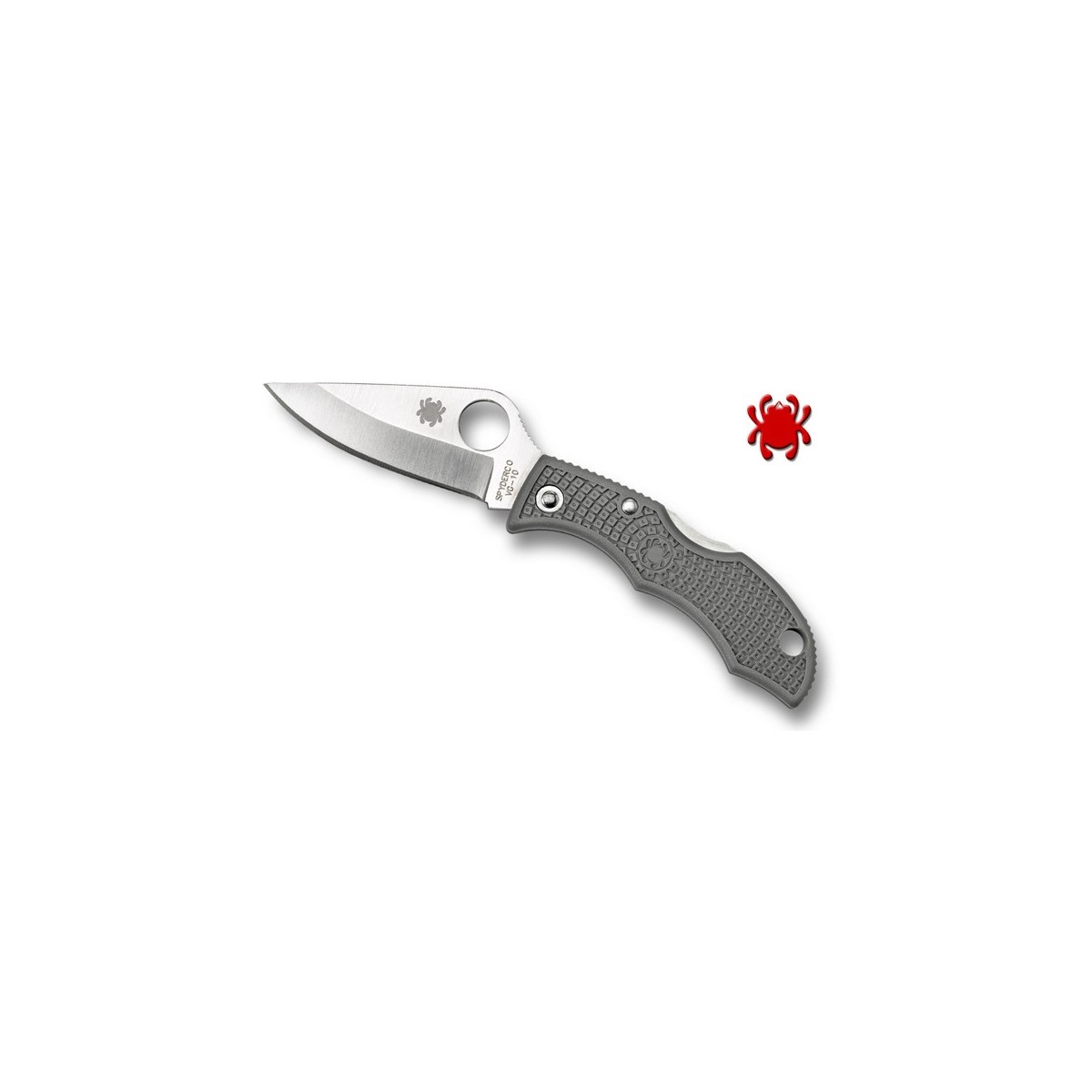 มีดพับ Spyderco Ladybug LFGP3 - Foliage Green - Plain Edge