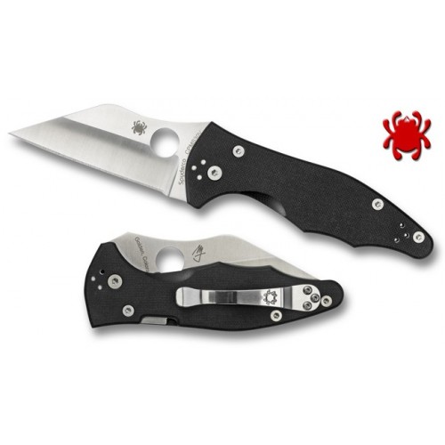 มีดพับ Spyderco Yojimbo 2 - C85GP2 - Michael Janich Design - CPM-S30V Blade - Black G-10 Scales