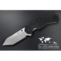 มีดพับ Zero Tolerance (ZT) Model 0700 Folder 3.375" S30V Tanto Stonewash Blade, G10 Handles
