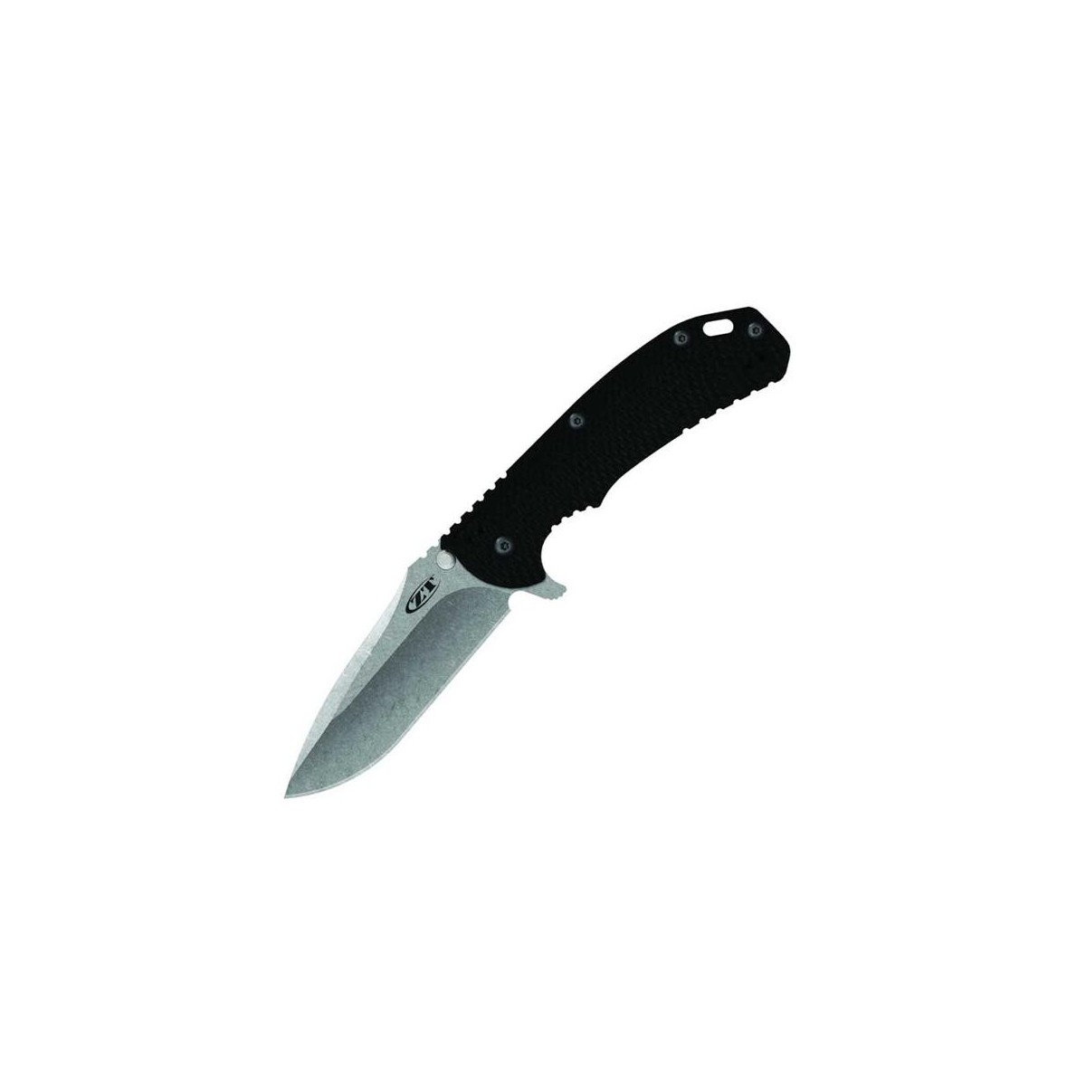 มีดพับ Zero Tolerance (ZT) 0560 Folding Knife 3.75" ELMAX Stonewash Blade, Black G10 and Titanium Handles