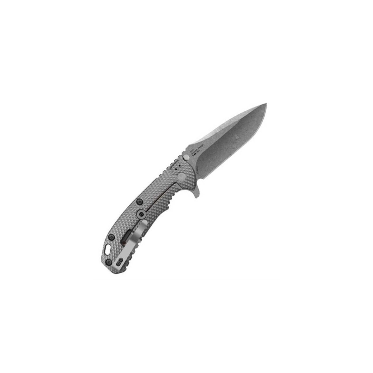 มีดพับ Zero Tolerance (ZT) 0560 Folding Knife 3.75" ELMAX Stonewash Blade, Black G10 and Titanium Handles