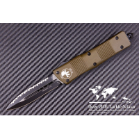 มีดออโต้ Microtech OD Green Troodon D/E OTF Automatic Knife (3" Black Full Serr) 138-3GR