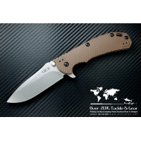 มีดพับ Zero Tolerance (ZT) 0560 Folding Knife 3.75" ELMAX Stonewash Blade, Black G10 and Titanium Handles