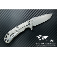มีดพับ Zero Tolerance (ZT) 0561 Folding Knife 3.75" ELMAX Stonewash Blade, Black G10 and Titanium Handles