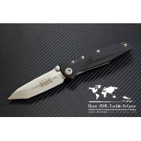 มีดพับ Microtech Socom Delta Tanto Folding Knife G-10 (4" Black Full Serr) 163-3