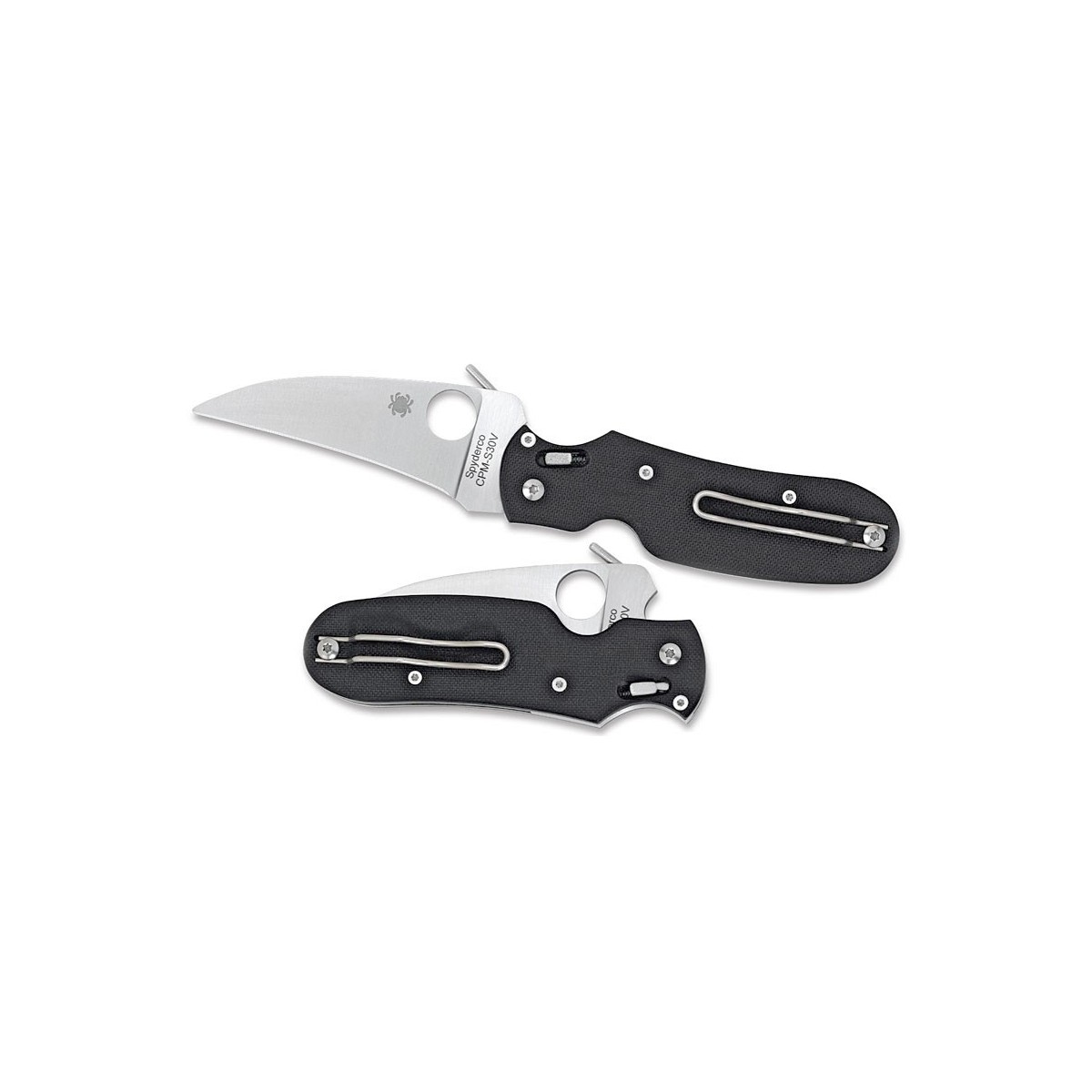 มีดพับ Spyderco P'Kal Folder 3" S30V Hawksbill Blade with Wave, G10 Handle,C103GP