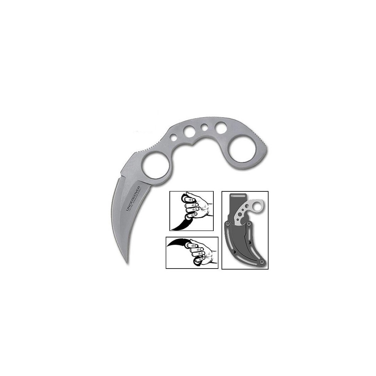 มีดคารัมบิท United Cutlery Undercover Karambit 3-5/16" Fixed Blade