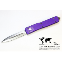 มีดออโต้ Microtech Ultratech Purple D/E Plain Satin 122-4PU