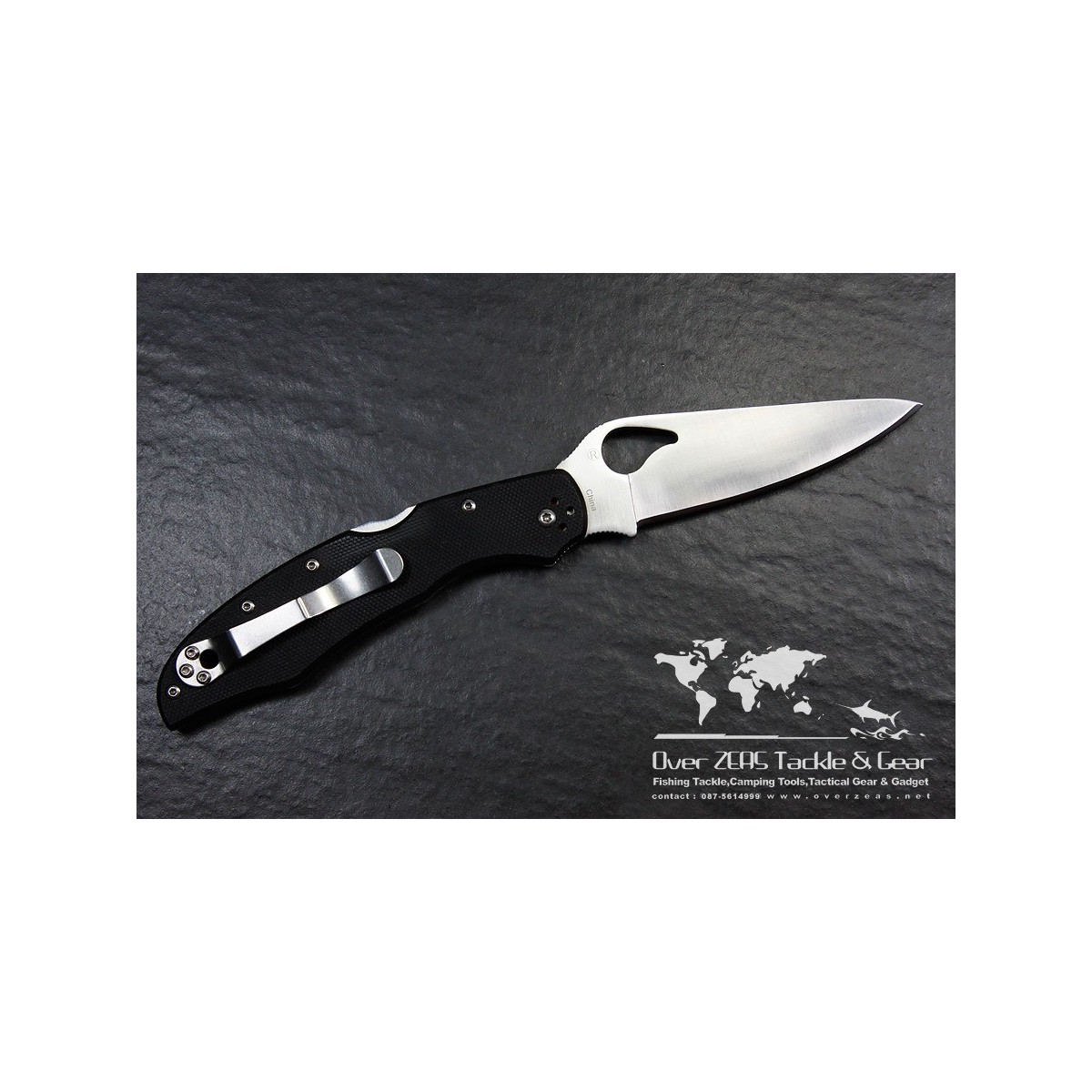 มีดพับ Spyderco Byrd Cara Cara2 Folding Knife 3-3/4" Plain Flat-Ground Blade, G10 Handles,BY03GP2