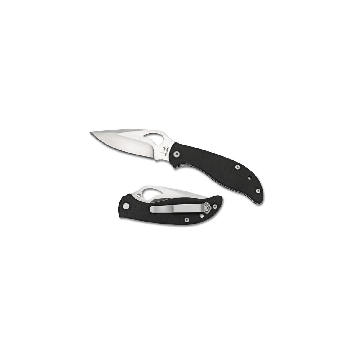 มีดพับ Spyderco Byrd Raven G-10 Folding Knife BY08GP (Discontinue)