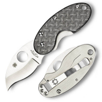 มีดพับ Spyderco Cricket Folding Knife 1.89" VG10 Blade, Black Nishijin Glass Fiber Handles,C29GFP