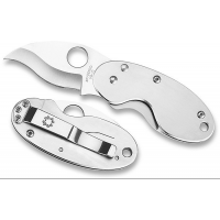 มีดพับ Spyderco Cricket Stainless Steel Folding Knife 1-7/8" VG10 Plain Blade,C29P