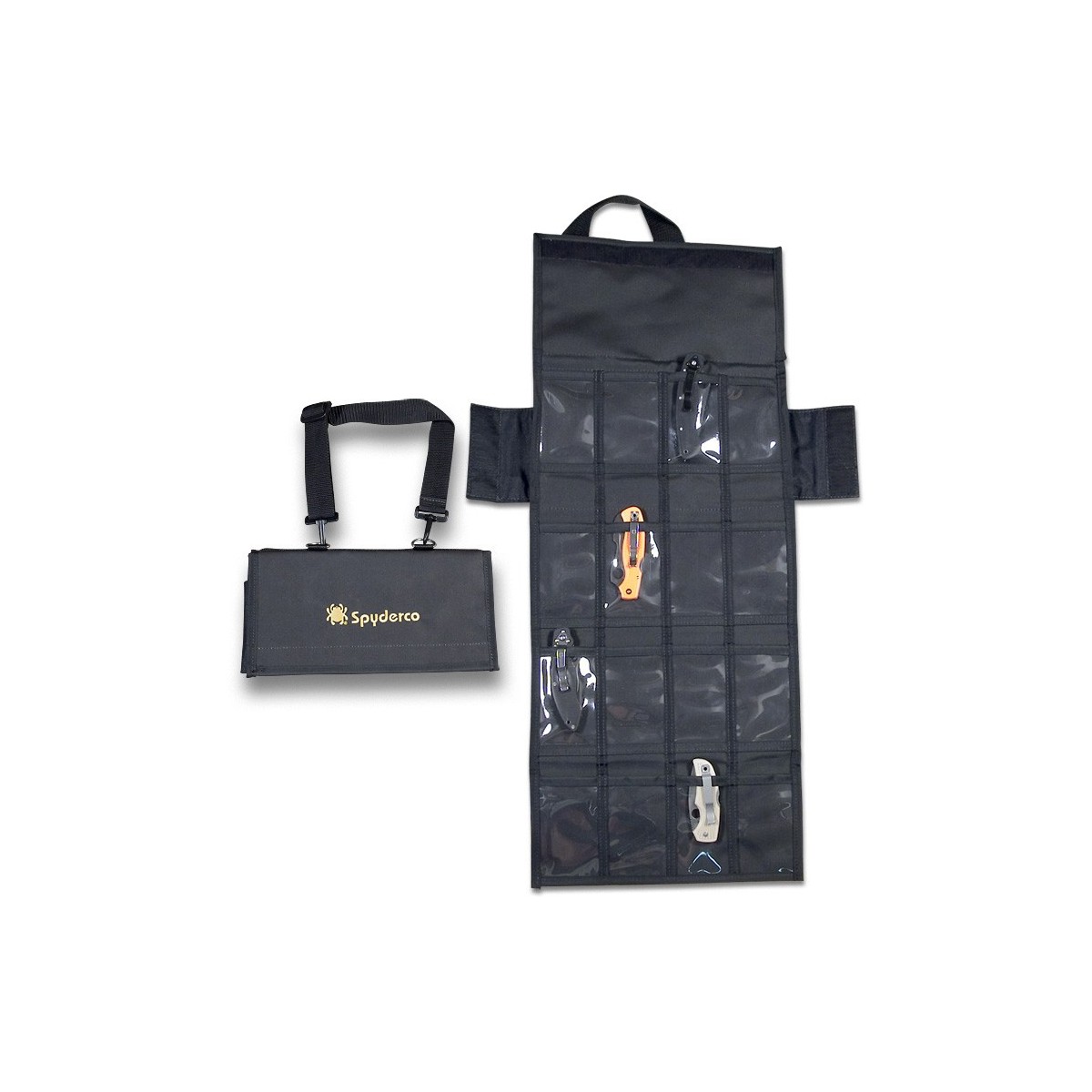 กระเป๋าใส่มีด Spyderco Spyderpac Cordura Small Carrying Case, Holds 18 Folding Knives,SP2