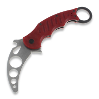 มีดพับ คารัมบิท สำหรับฝึกซ้อม Fox Karambit Trainer , 3.2" N690Co Black Blade , G-10 Handles,479TK