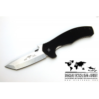 มีดพับ Emerson Roadhouse SF Black G-10 Folding Knife (3.8" Stonewashed Plain),RDHSSF