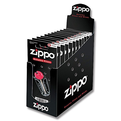 ถ่านไฟแชคซิปโป้ Zippo 6 Genuine Replacement Flints,2406N