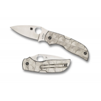 มีดพับ Spyderco Chaparral 3 Stepped Titanium Folding Knife (2.75" Satin Plain) C152STIP