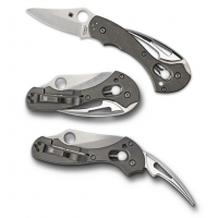 มีดพับ Spyderco Tusk Mariner Folding Knife w/ Marlinspike (2.38" Plain) C06TIP