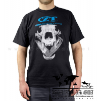 เสื้อยืด ZT Skull (Zero Tolerance) 100% Cotton,Made in USA, ไซส์ M