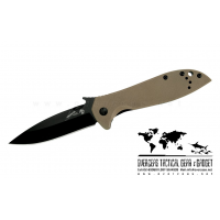 มีดพับ Kershaw Emerson CQC-4K Frame Lock Knife Brown G-10 (3.25" Black) 6054BLK