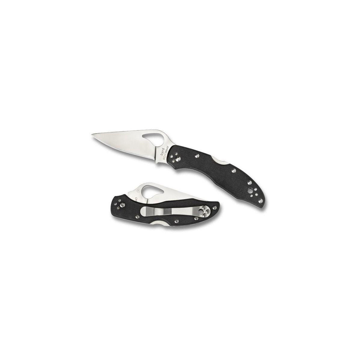 มีดพับ Byrd Meadowlark Lockback Knife Black G-10 (2.875" Satin) BY04GP2