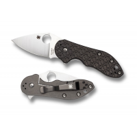 มีดพับ Spyderco Dice Flipper Frame Lock Knife Carbon Fiber Lam. (2.5" Satin) C182CFTIP