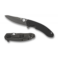 มีดพับ Spyderco Southard Folding Knife Black G-10 (3.46" Black Plain) C156GPBBK