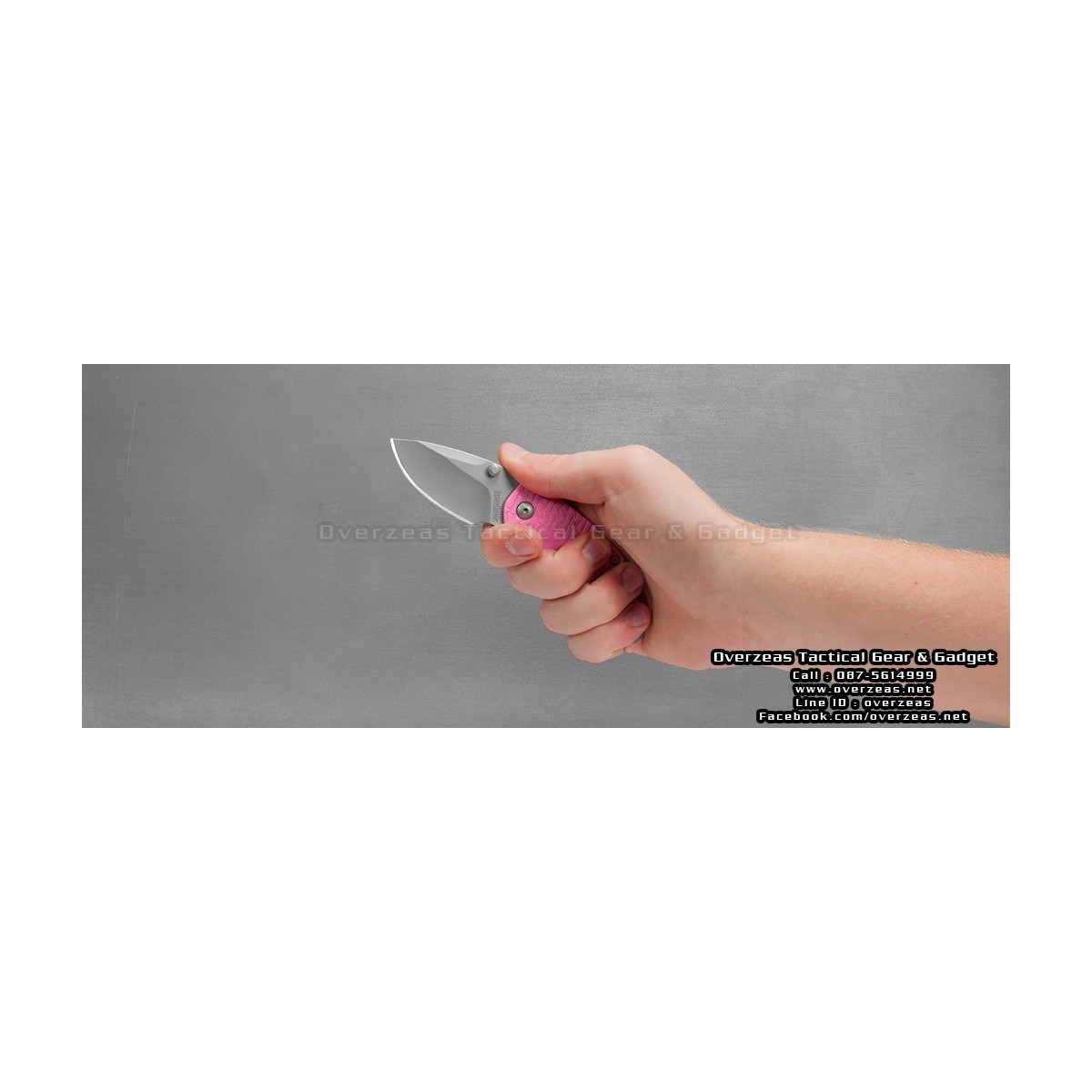 มีดพับ Kershaw Shuffle Multi-Function Folding Knife 2-3/8" Blade, Glass Filled Nylon Pink Handles,8700PINK