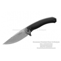มีดพับ Kershaw Strobe Flipper Knife GFN (3.3" Stonewash) 1086 Diskin