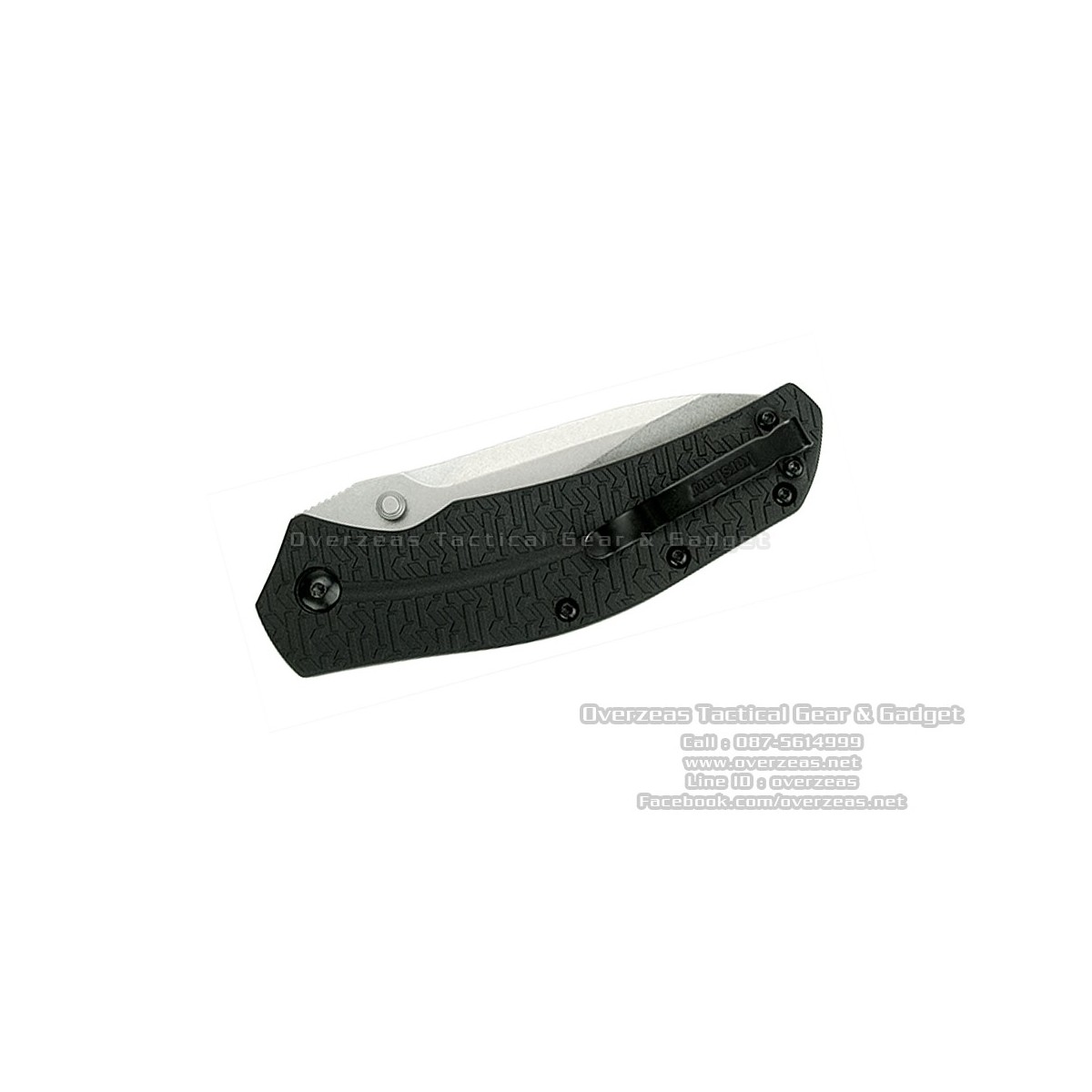 มีดพับ Kershaw Thistle Liner Lock Knife Black GFN (3.5" Stonewash) 3812