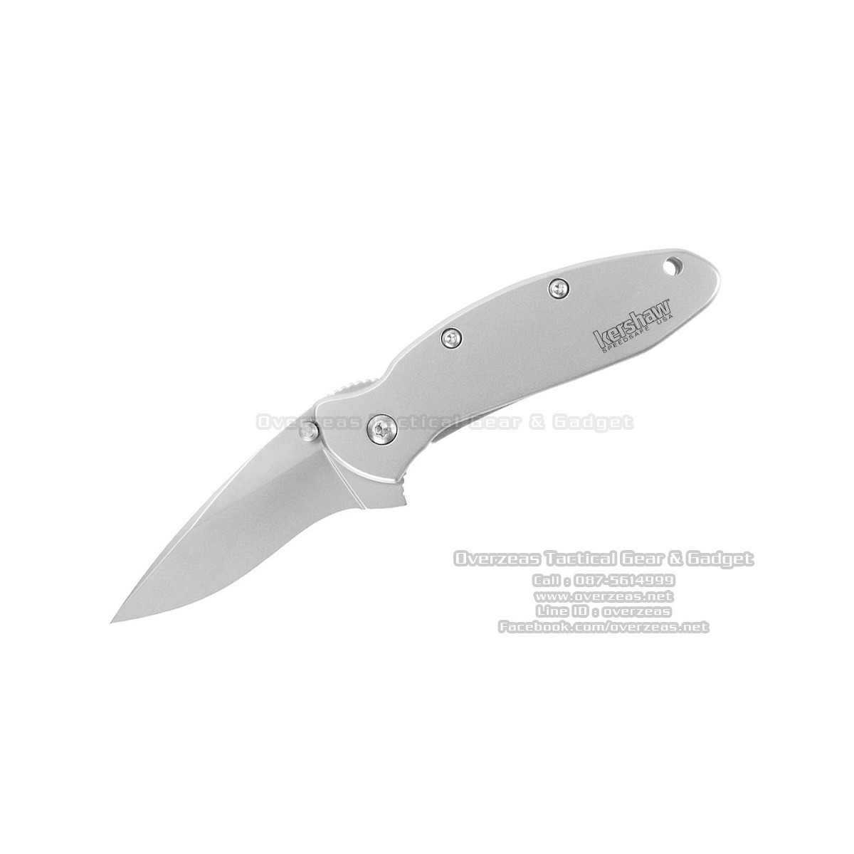 มีดพับ Kershaw Scallion Frame Lock Assisted Opening Knife (2.25" Bead Blast) 1620FL
