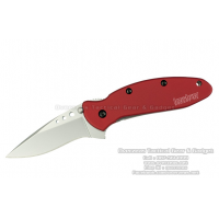 มีดพับ Kershaw Scallion Assisted Opening Knife Red (2.25" Bead Blast) 1620RD