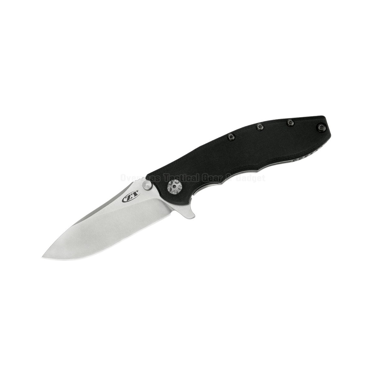 มีดพับ Zero Tolerance 0562 Hinderer Slicer Knife Black G-10 (3.5" Stonewash) ZT