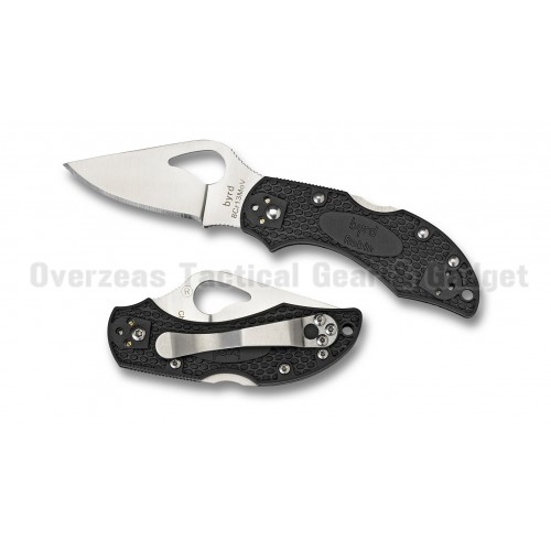 มีดพับ Spyderco Byrd Robin 2 Lockback Knife FRN (2.375" Satin) BY10PBK2