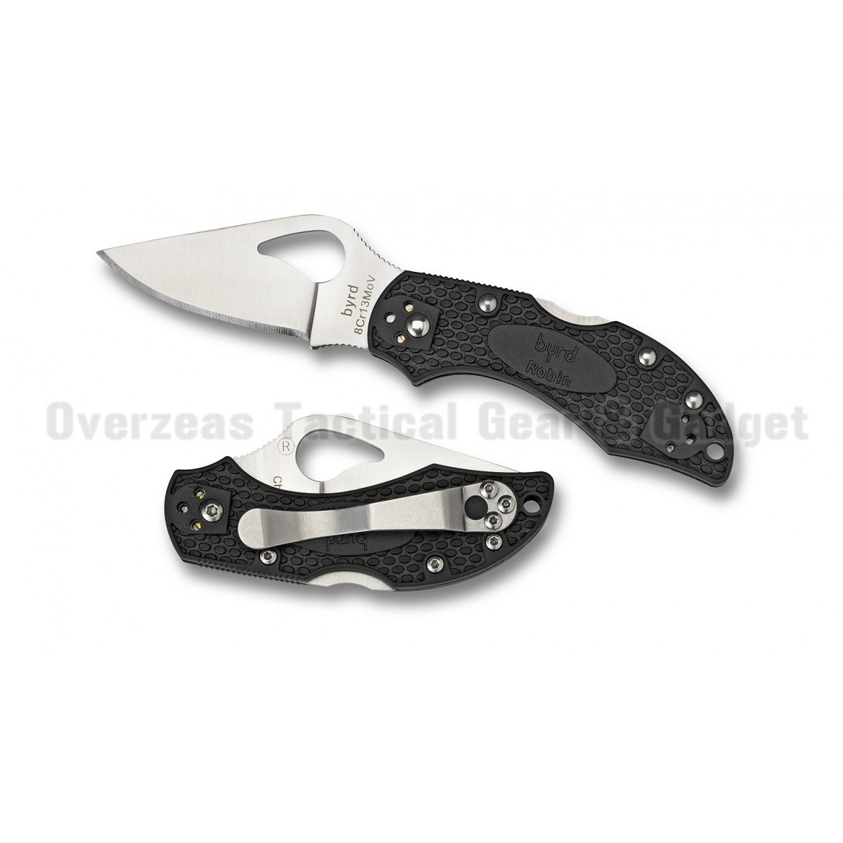 มีดพับ Spyderco Byrd Robin 2 Lockback Knife FRN (2.375" Satin) BY10PBK2