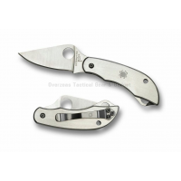 มีดพับห้อยพวงกุญแจ Spyderco ClipiTools Bottle Opener & Screwdriver Knife (2" Satin Plain) C175P