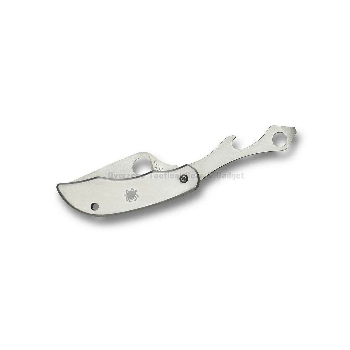 มีดพับห้อยพวงกุญแจ Spyderco ClipiTools Bottle Opener & Screwdriver Knife (2" Satin Plain) C175P