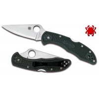 มีดพับ Spyderco Delica 4 Knife Green FRN ZDP-189 Folder (2.88" Satin Plain) C11PGRE