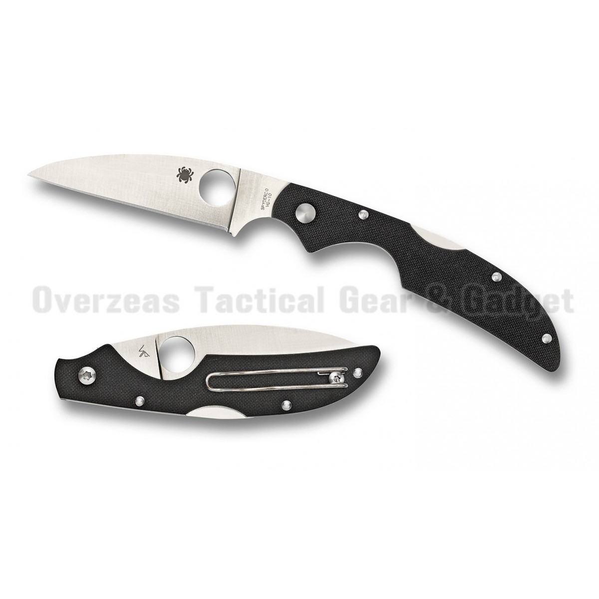 มีดพับ Spyderco Kiwi4 G-10 Lock Back Knife (2.94" Satin) C178GP