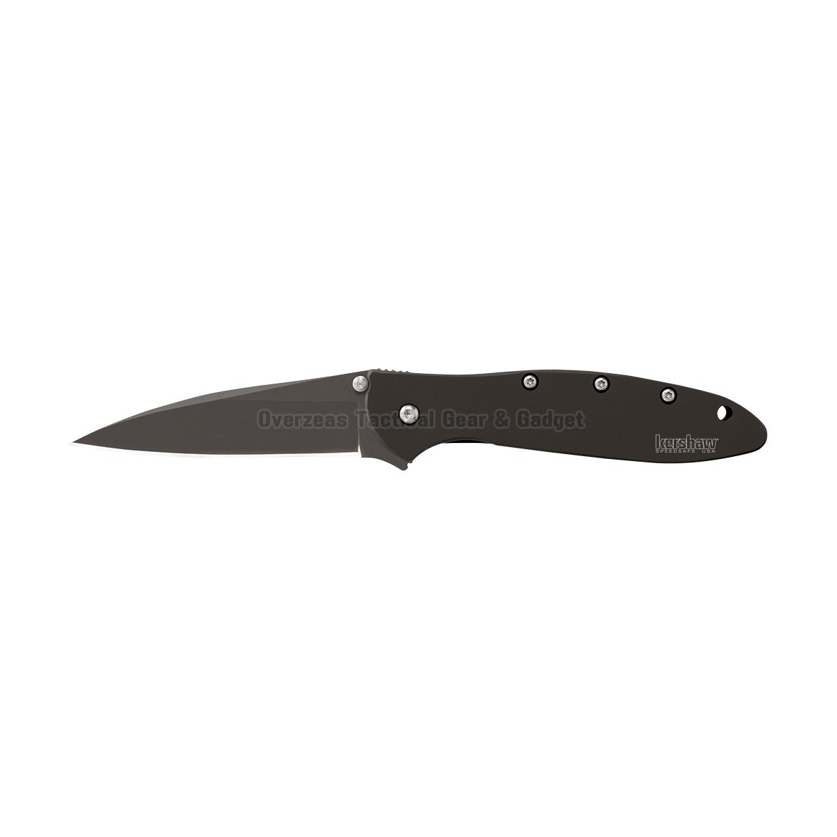 มีดพับ Kershaw Leek Assisted Opening Knife (3" Black) 1660CKT