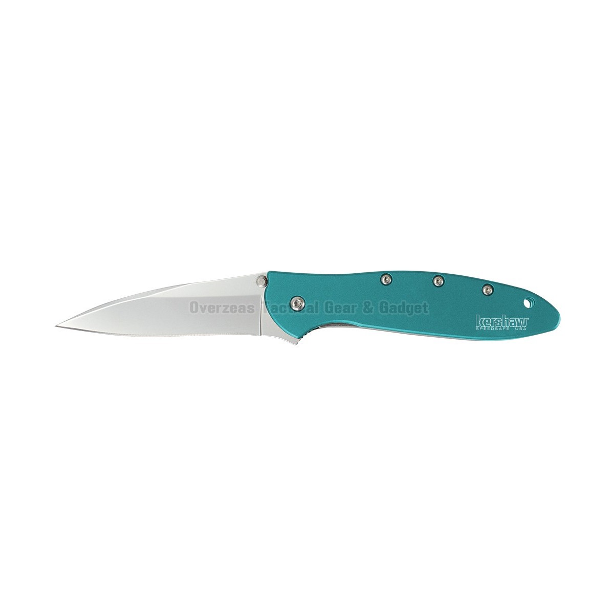 มีดพับ Kershaw Leek Assisted Opening Knife Teal (3" Bead Blast) 1660TEAL