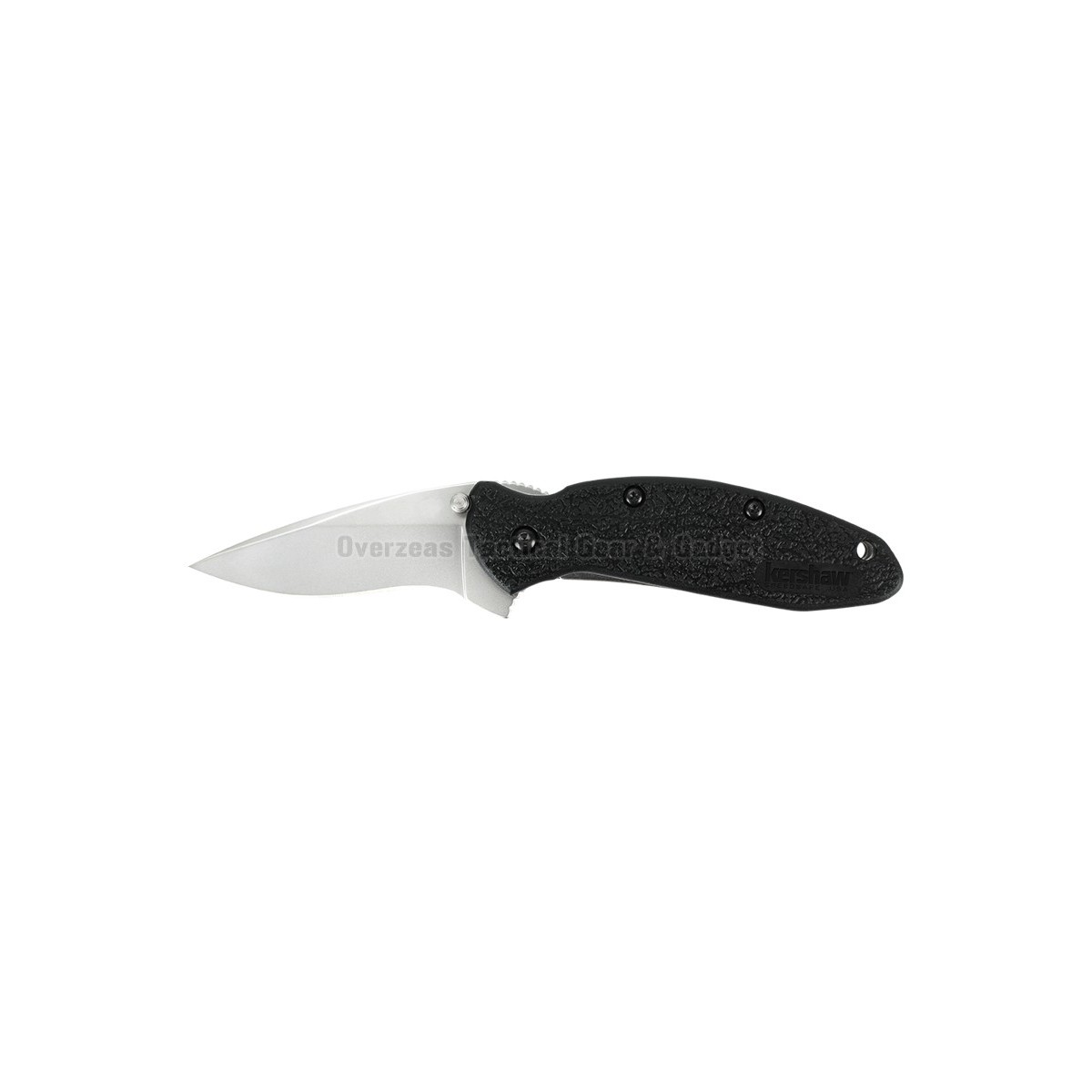 มีดพับ Kershaw Scallion Assisted Opening Knife Black GFN (2.25" Bead Blast) 1620