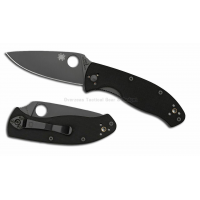 มีดพับ Spyderco Tenacious Liner Lock Knife G-10 (3.39" Black) C122GBBKP