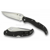 มีดพับ  Spyderco Tatanka PowerLock Knife Black G-10 (5.06" Satin) C180GP