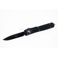มีดออโต้ Microtech Ultratech OTF S/E Black Standard Automatic Knife (3.4" Black Plain) 121-1