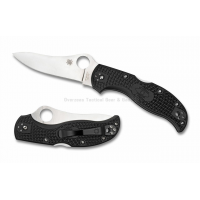 มีดพับ Spyderco Stretch Lightweight Backlock Knife Black FRN (3.5" Satin) C90PBK